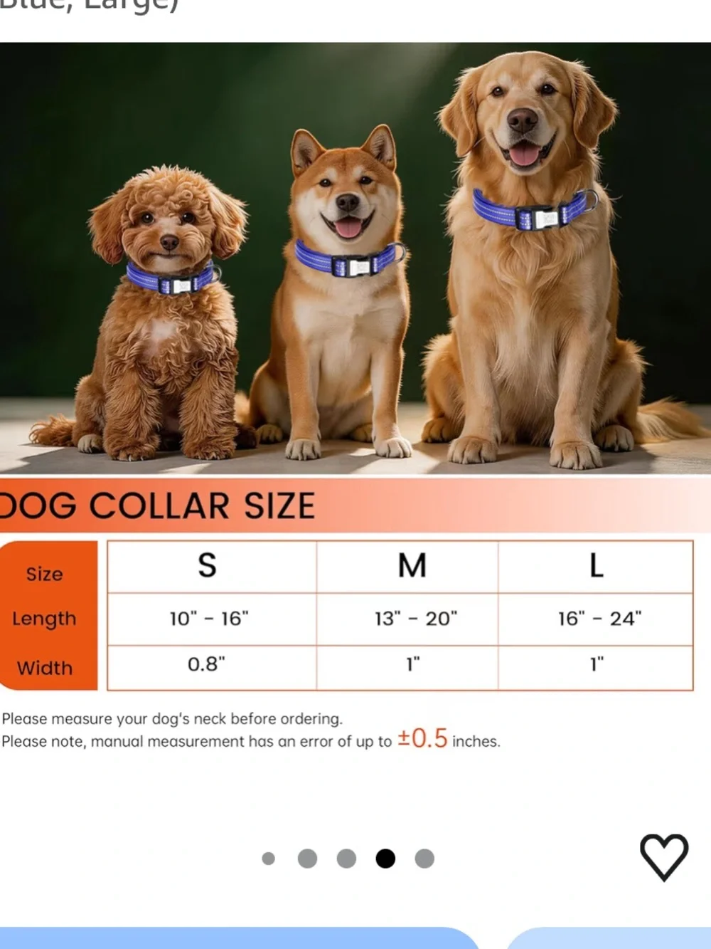 I’ll find you Pet Collar with QR ID Tag — Large - Teal, Brown & White - NWOT - Picture 4 of 8